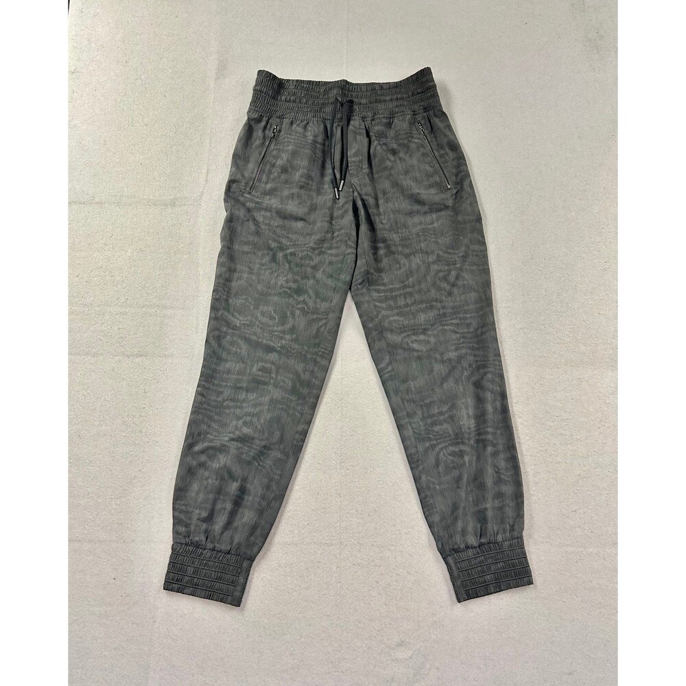 Athleta Women’s Camden Printed Jogger, Black Moire Size 2 Drawstring